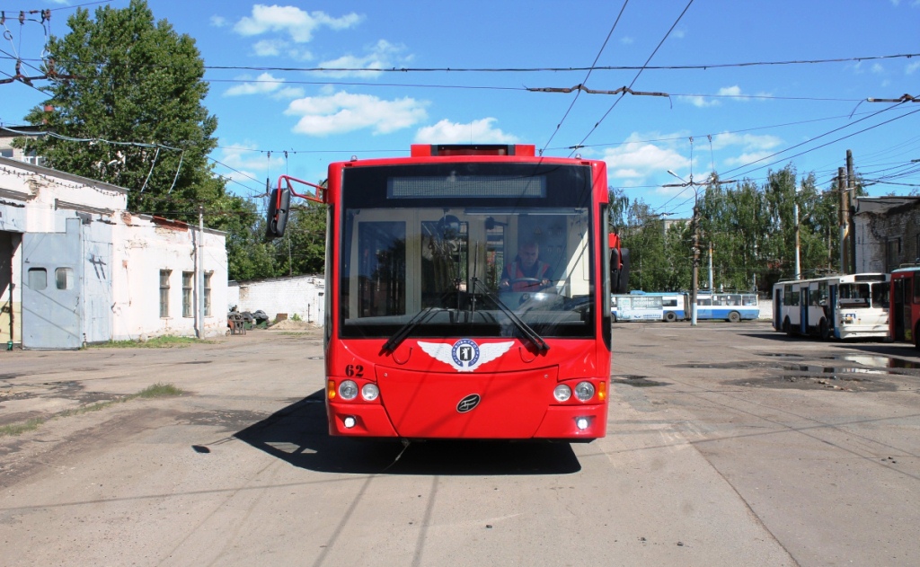 Ярославль, ВМЗ-5298.01 «Авангард» № 62; Ярославль — Новые троллейбусы