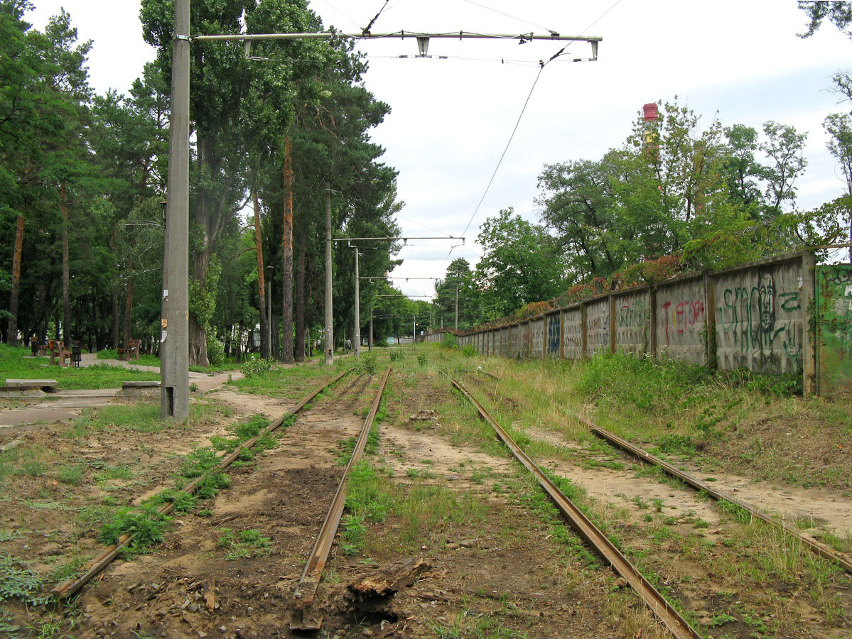 Киев — Капитальный ремонт трамвайной линии по улице Алматинской