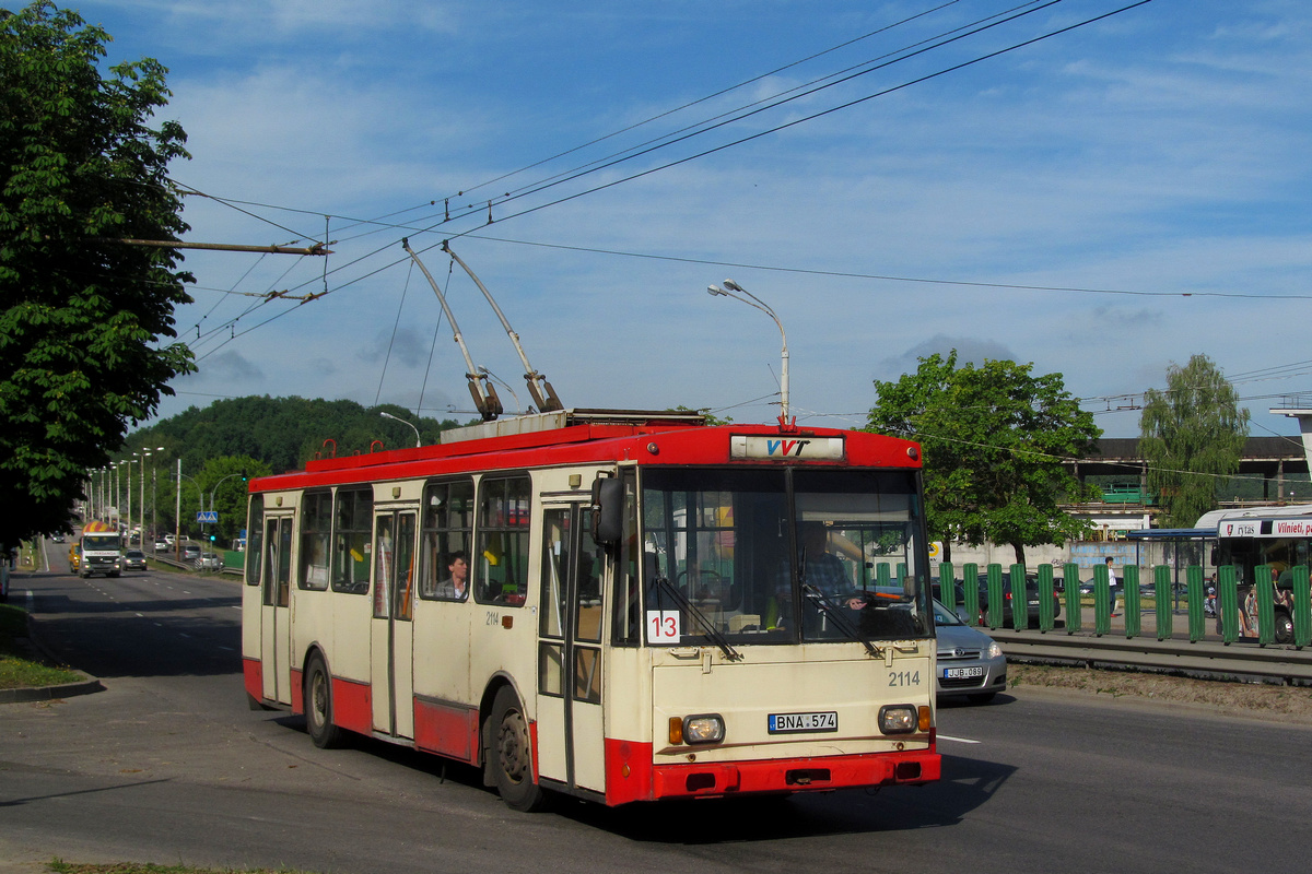 Vilnius, Škoda 14Tr10/6 № 2114