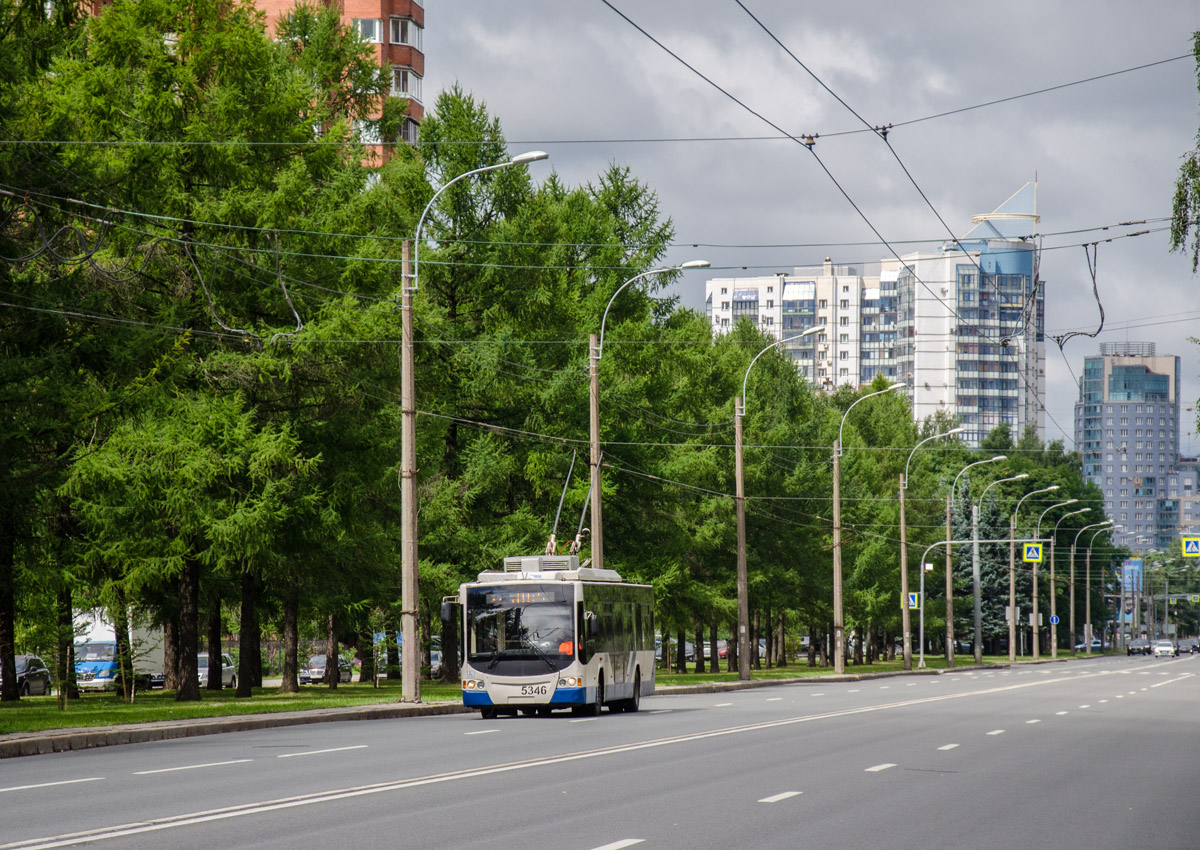 Sankt Petersburg — Trolleybus lines and infrastructure