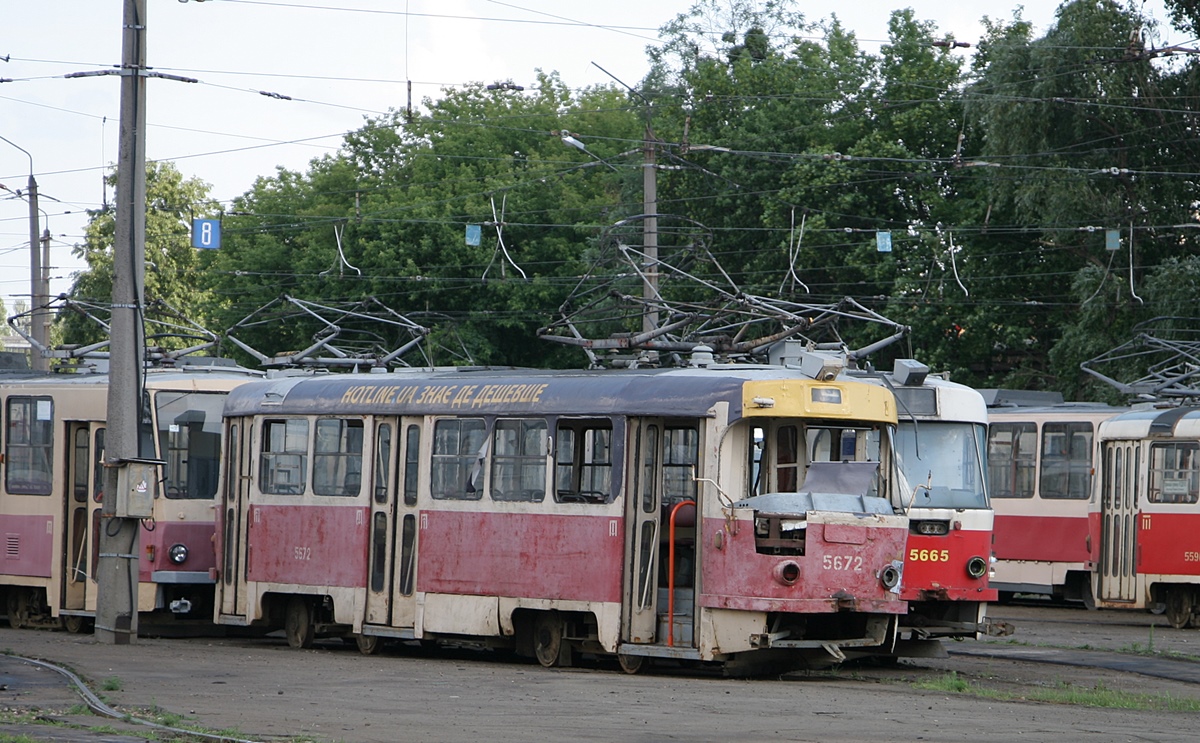 Kyiv, Tatra T3SU № 5672