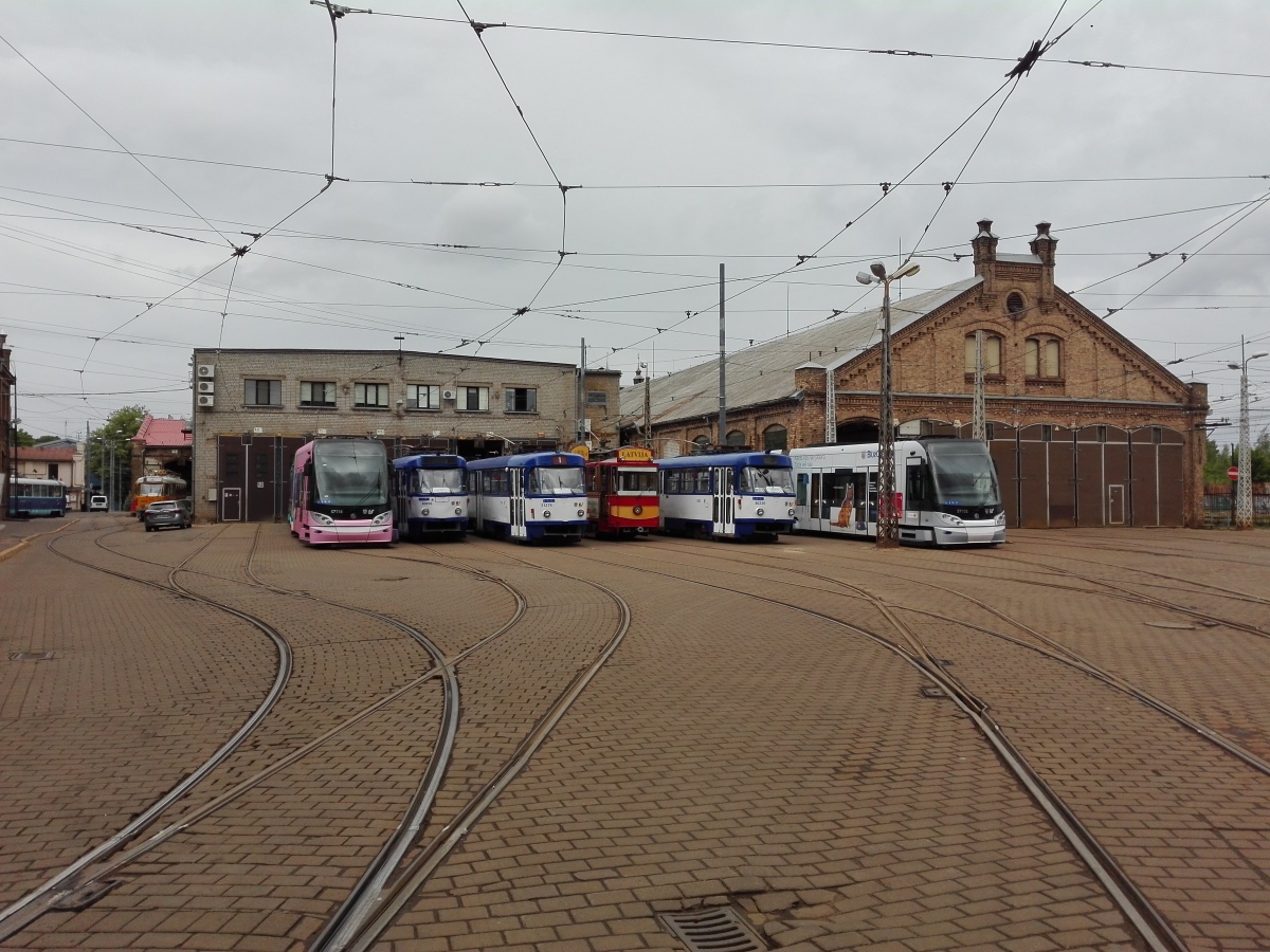 Rīga — Tramway Lines and Infrastructure