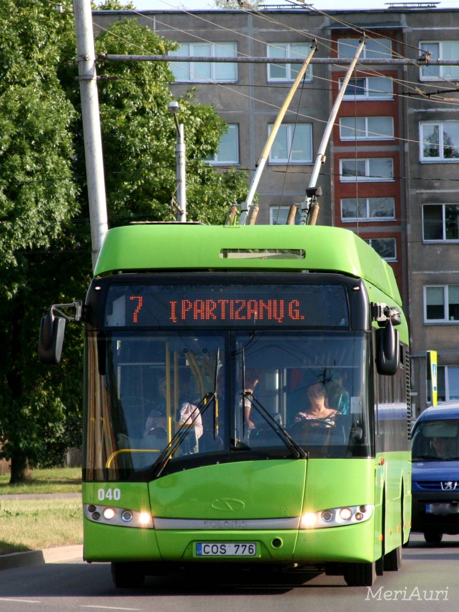 Kaunas, Solaris Trollino III 12 AC N°. 040