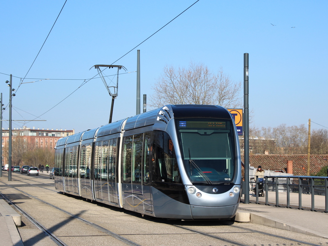 Toulouse, Alstom Citadis 302 nr. 5018