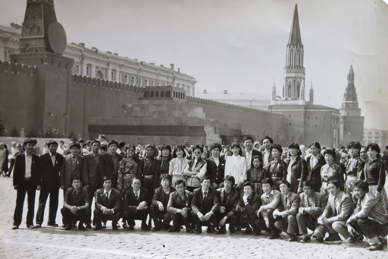 Electric transport employees; Ulaanbaatar — Old Photos