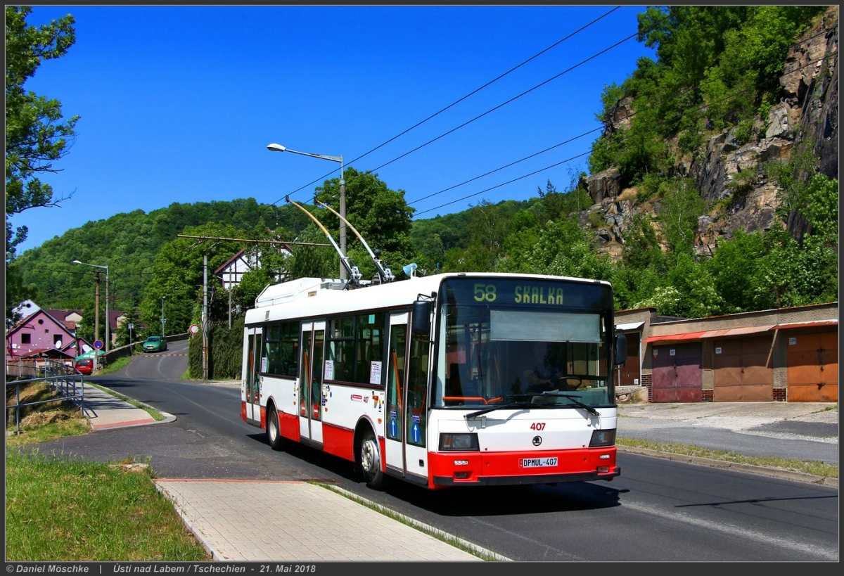 Ústí nad Labem, Škoda 21TrAC # 407