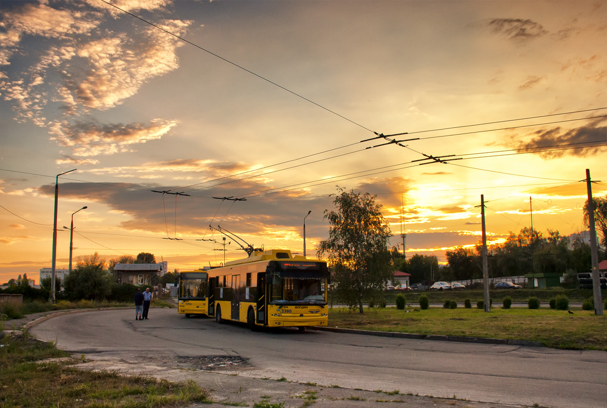 基辅 — Trolleybus lines: Solomianka, Vidradnyi