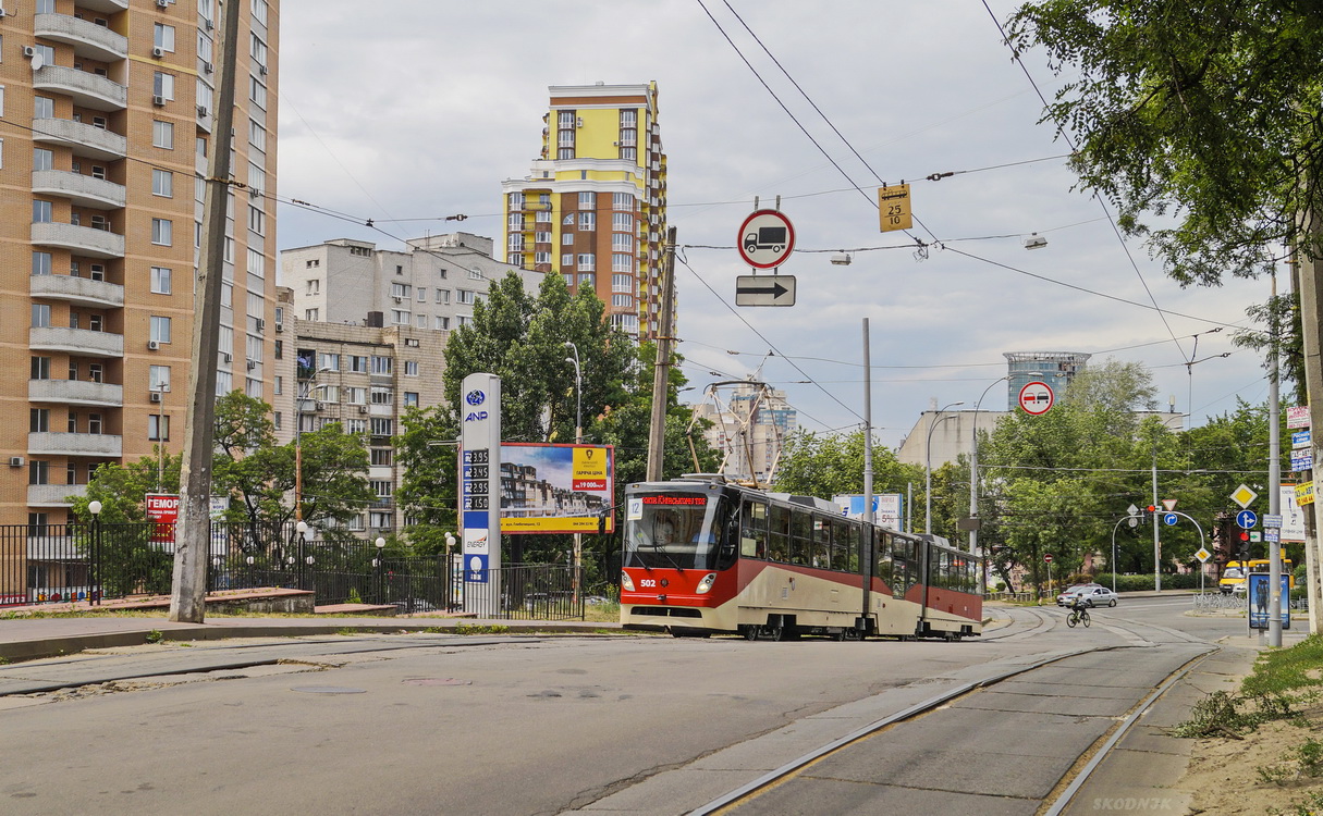 基辅, K1M8 # 502; 基辅 — Tram parade 17.06.2017