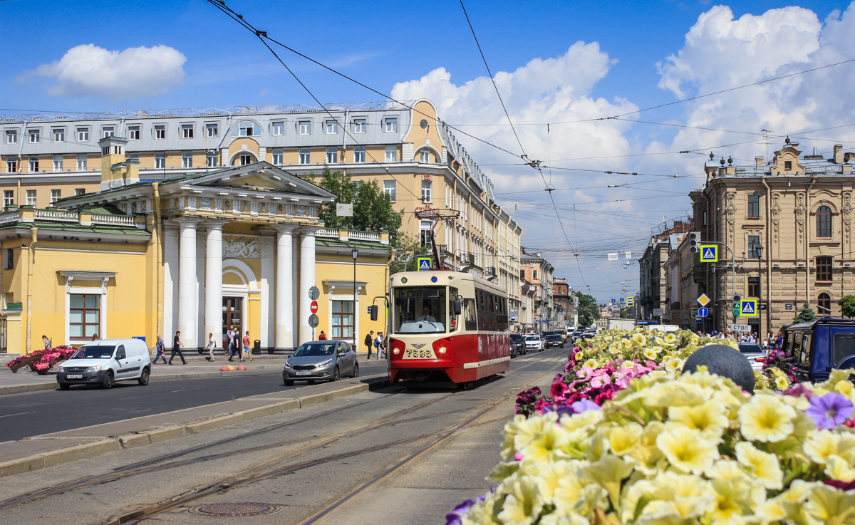 Санкт Петербург, ЛМ-68М2 (мод. СПб ГЭТ) № 7595