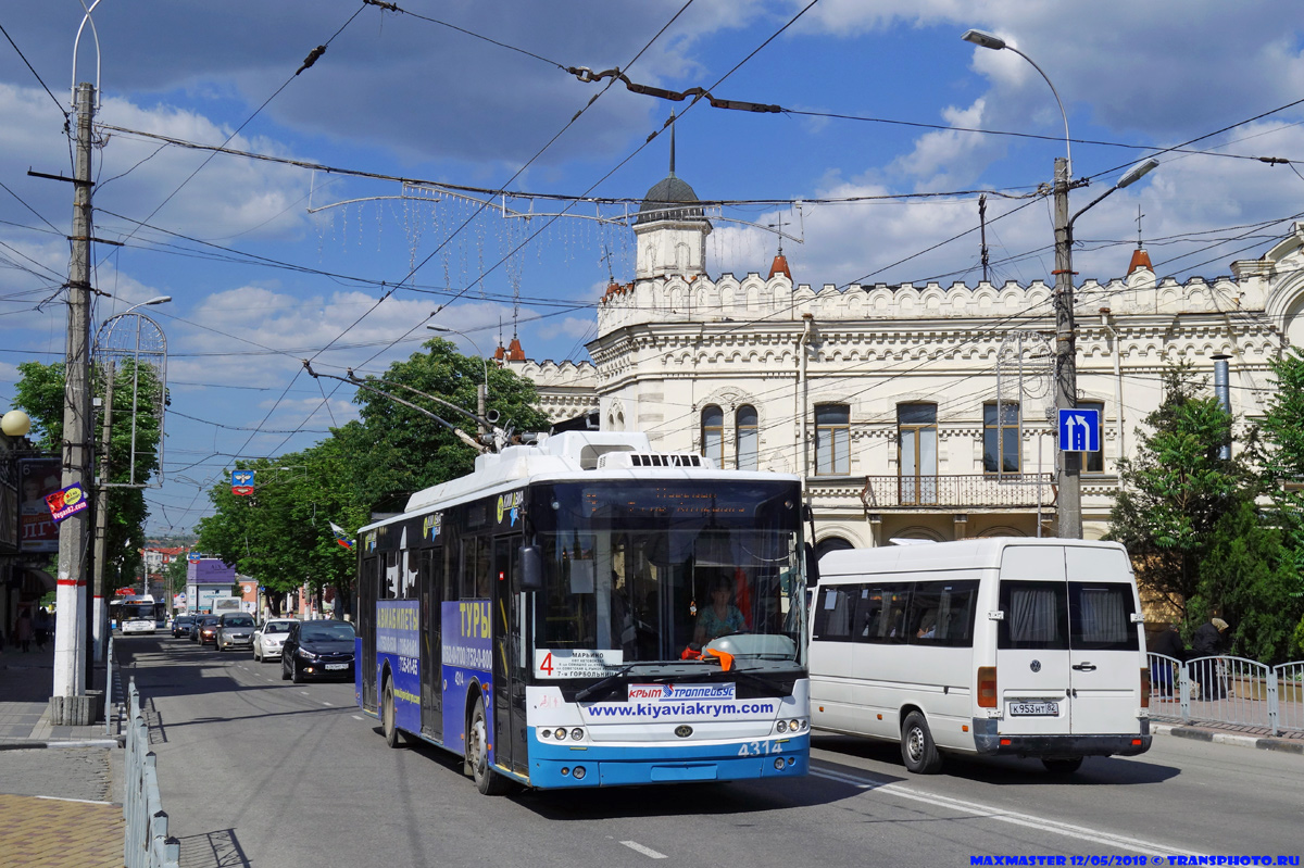 Crimean trolleybus, Bogdan T70110 № 4314