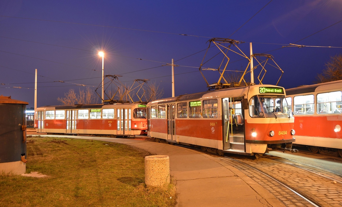 Praha, Tatra T3R.P č. 8484; Praha, Tatra T3R.P č. 8485
