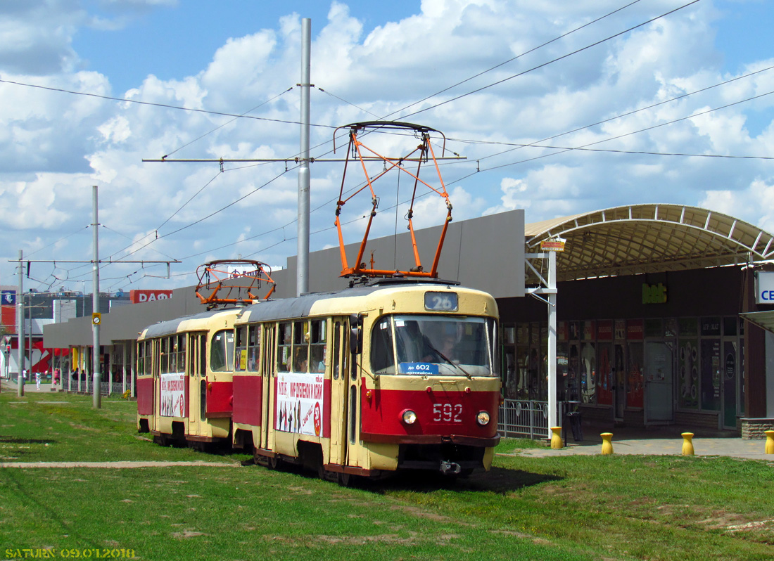 Harkiva, Tatra T3SU № 592