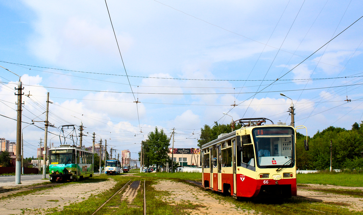 Tula, 71-619KT № 66; Tula, Tatra T6B5SU № 350