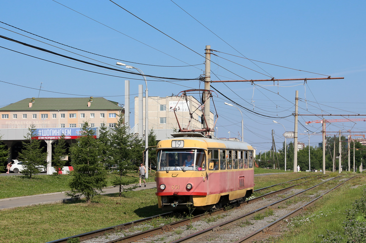 Екатеринбург, Tatra T3SU № 651
