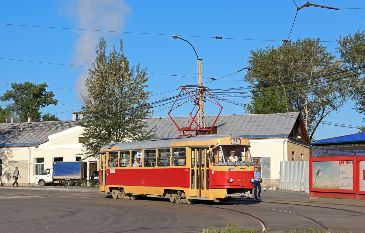 Екатеринбург, Tatra T3SU (двухдверная) № 627