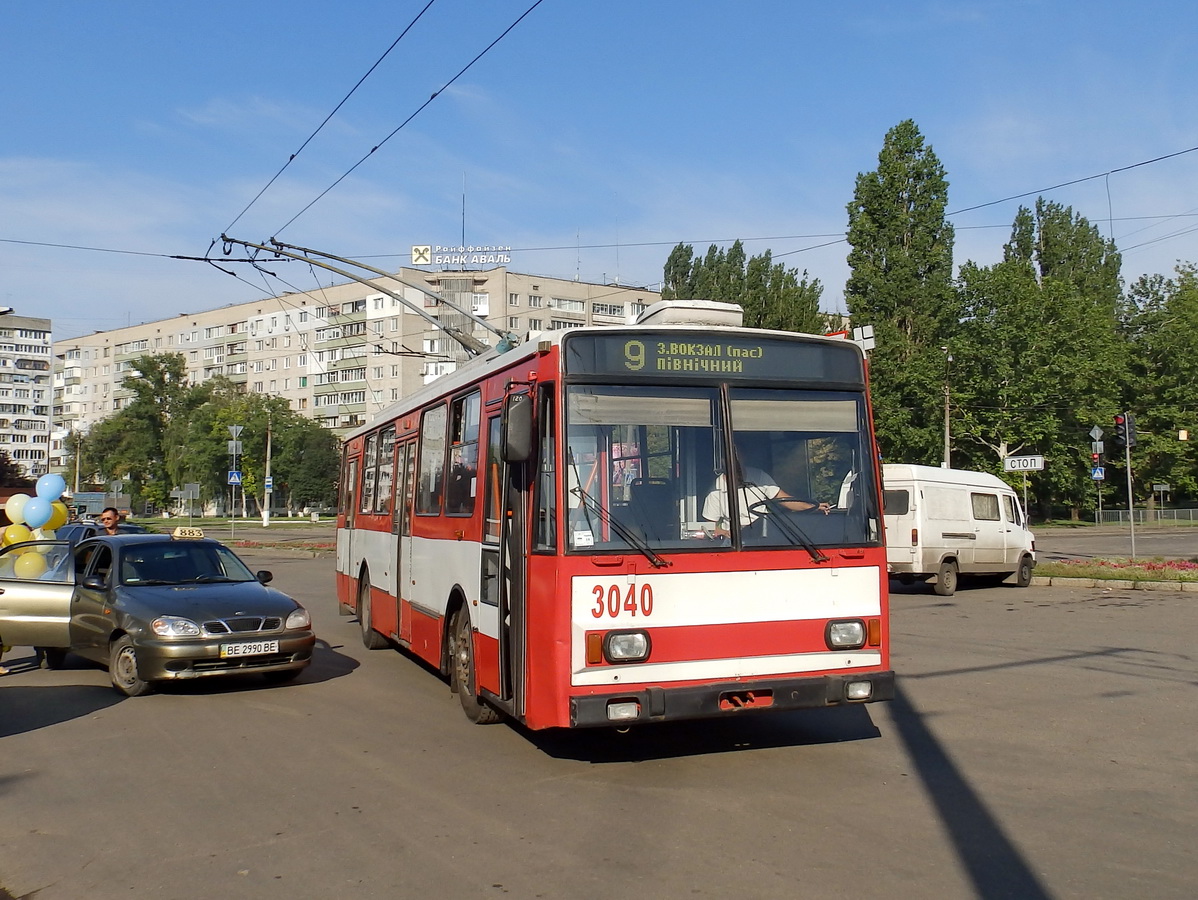 Николаев, Škoda 14TrR № 3040