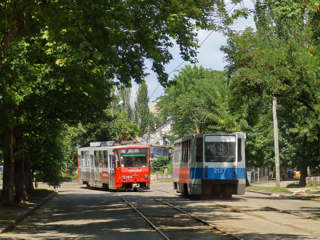 Миколаїв, Татра-Юг Т6Б5 № 1915; Миколаїв, 71-608К № 2127