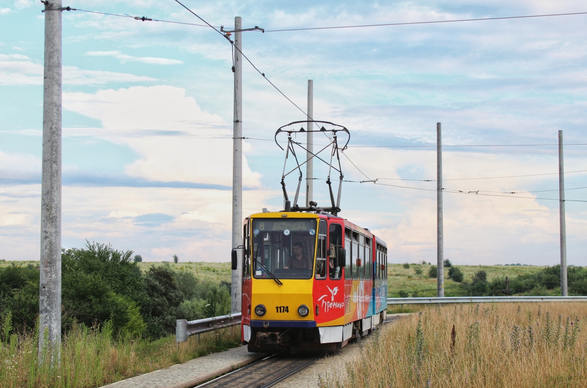 Львоў, Tatra KT4D № 1174