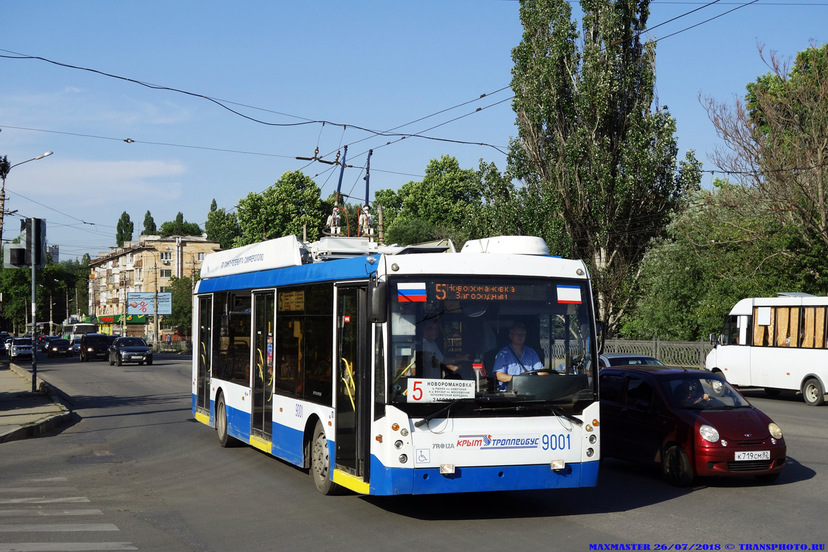 Crimean trolleybus, Trolza-5265.00 “Megapolis” # 9001