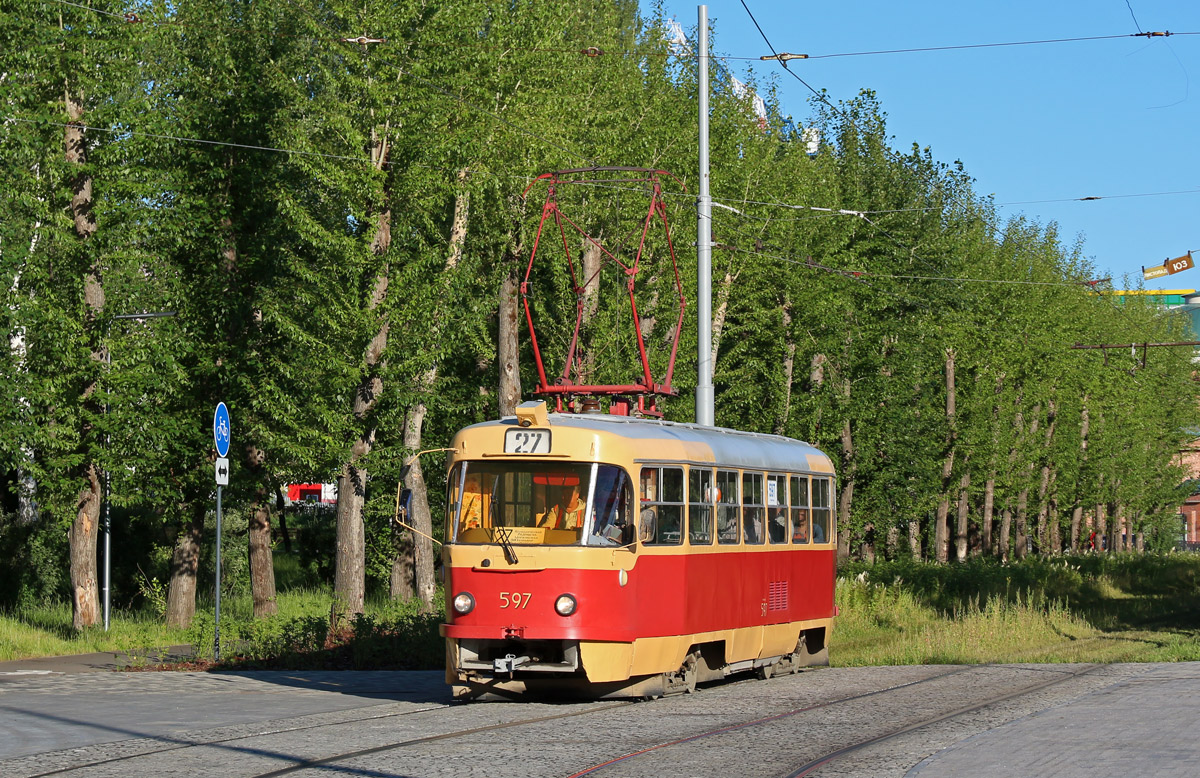 Yekaterinburg, Tatra T3SU # 597