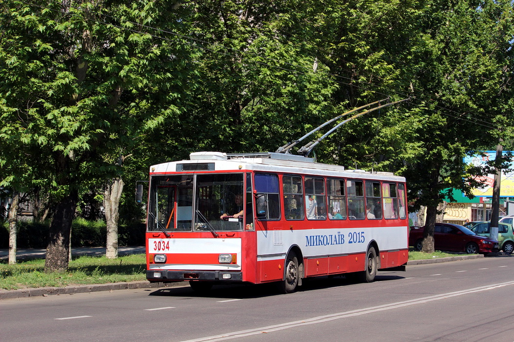 Николаев, Škoda 14Tr08/6 № 3034