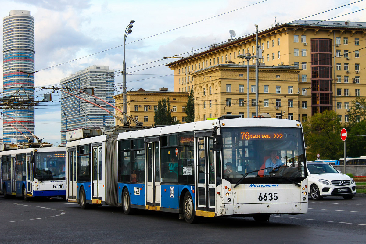 Москва, Тролза-6206.01 «Мегаполис» № 6635