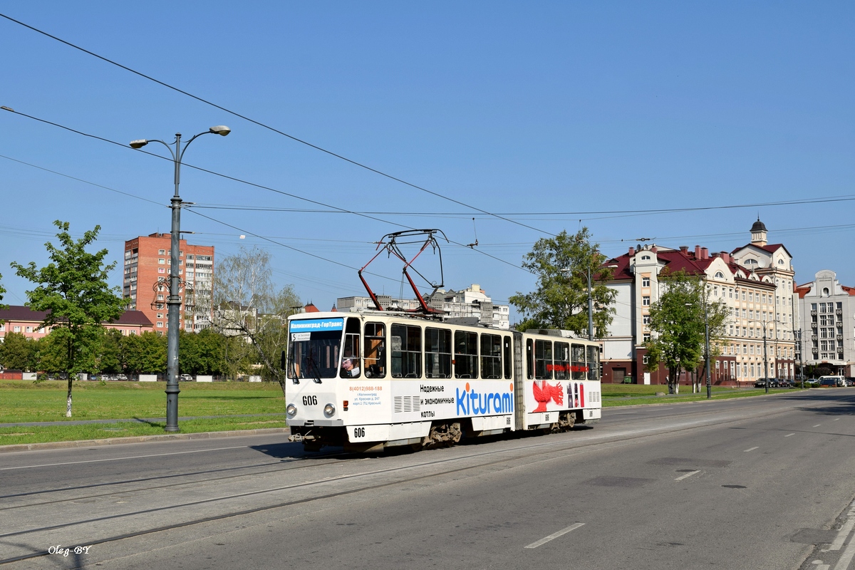 Калининград, Tatra KT4D № 606