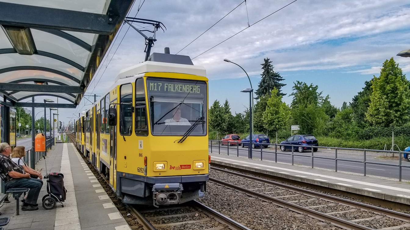 Берлин, Tatra KT4DM № 6092