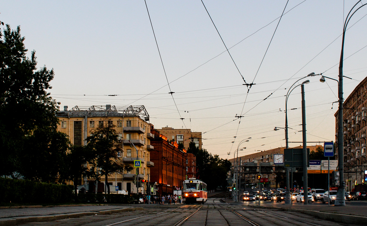 Moscow — Tram lines: South Administrative District