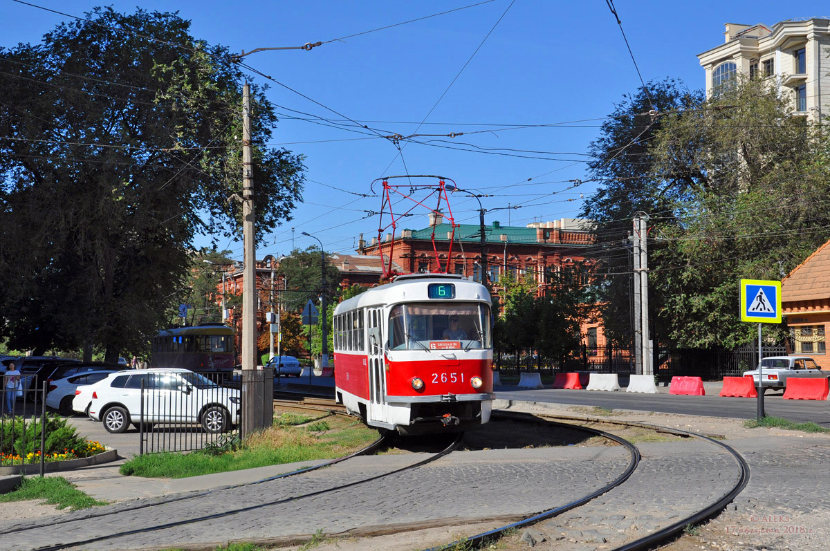 Volgograd, Tatra T3SU (2-door) N°. 2651