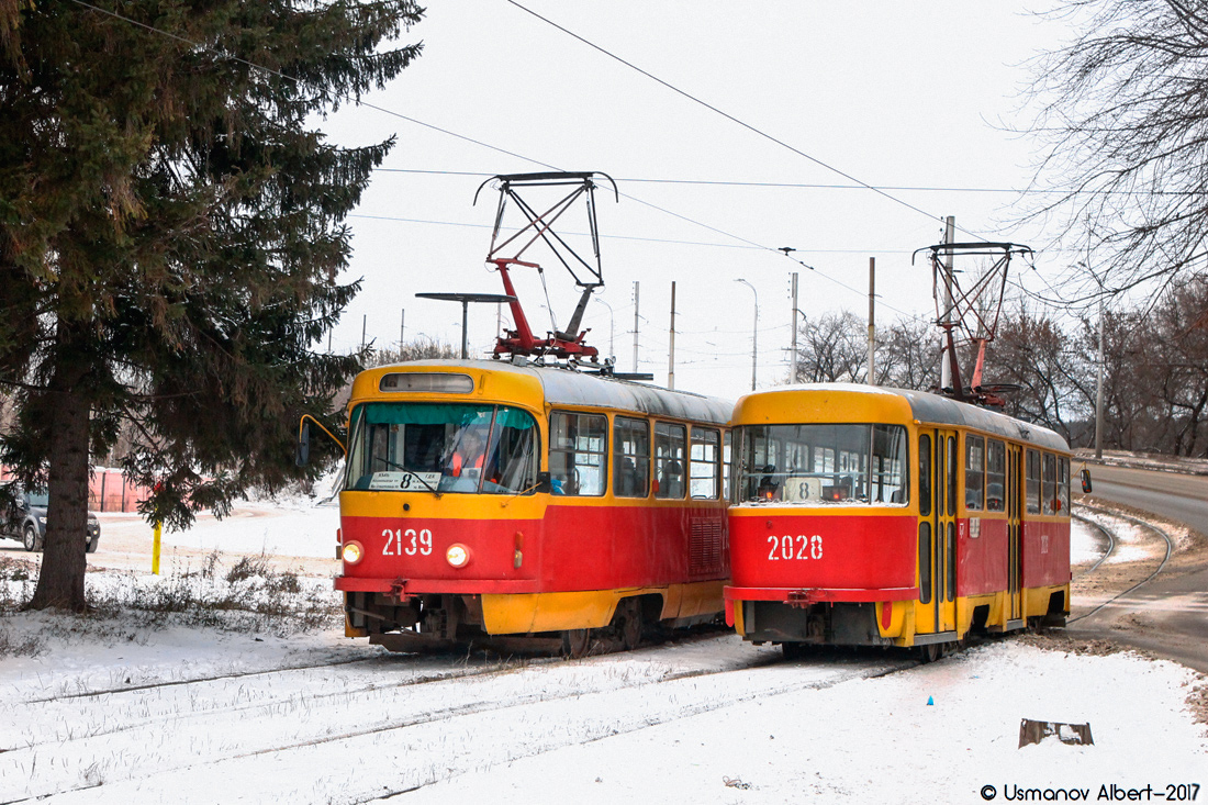 Ufa, Tatra T3D № 2139; Ufa, Tatra T3D № 2028