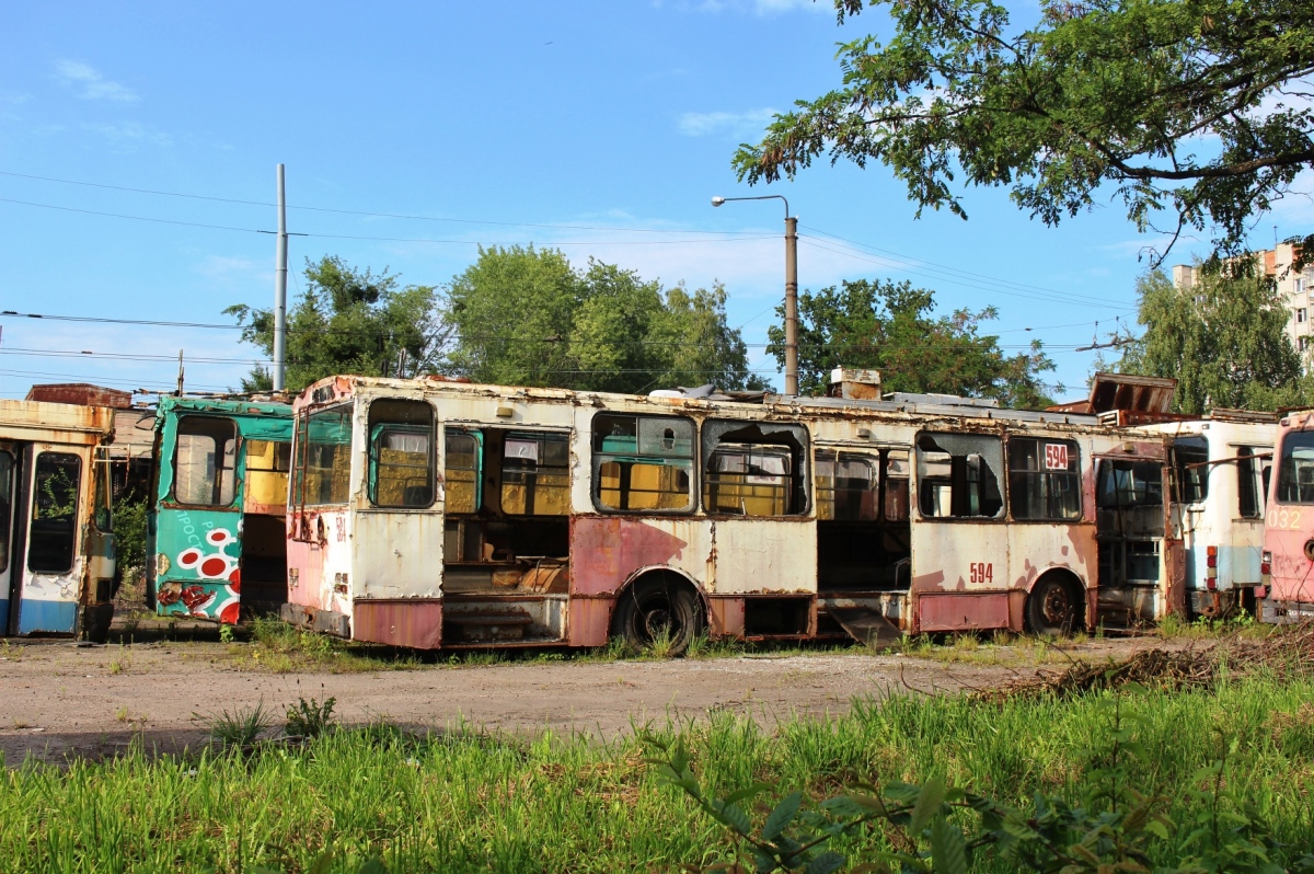 Львів, Škoda 14Tr01 № 594