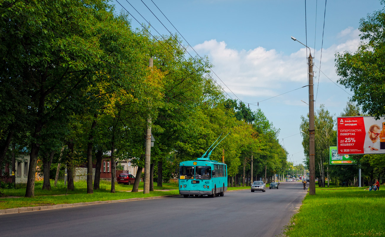 Černihiv, ZiU-682G [G00] č. 423; Černihiv — Trolleybus lines
