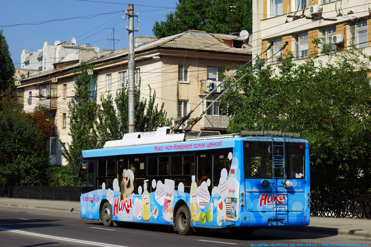 Crimean trolleybus, Bogdan T70110 # 4313