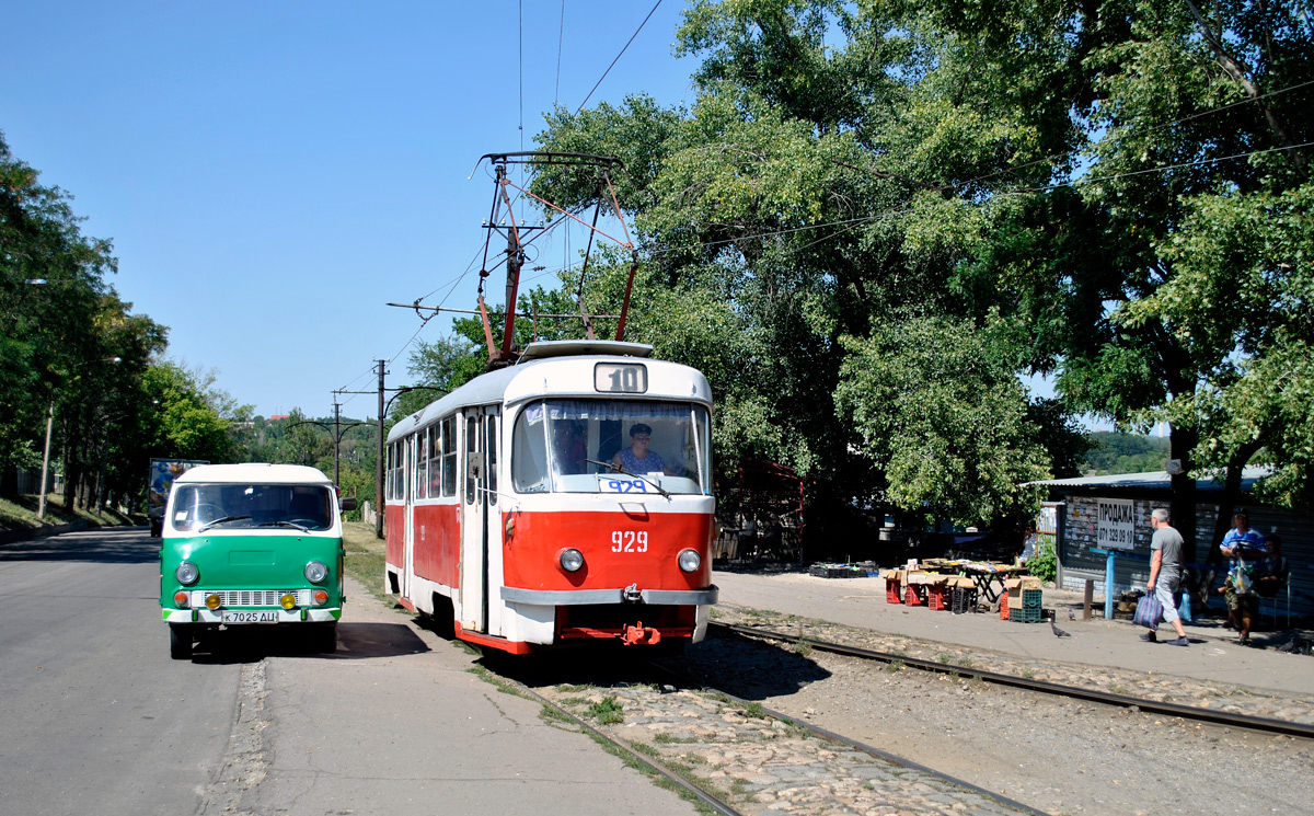 Донецк, Tatra T3SU № 929 (3929)