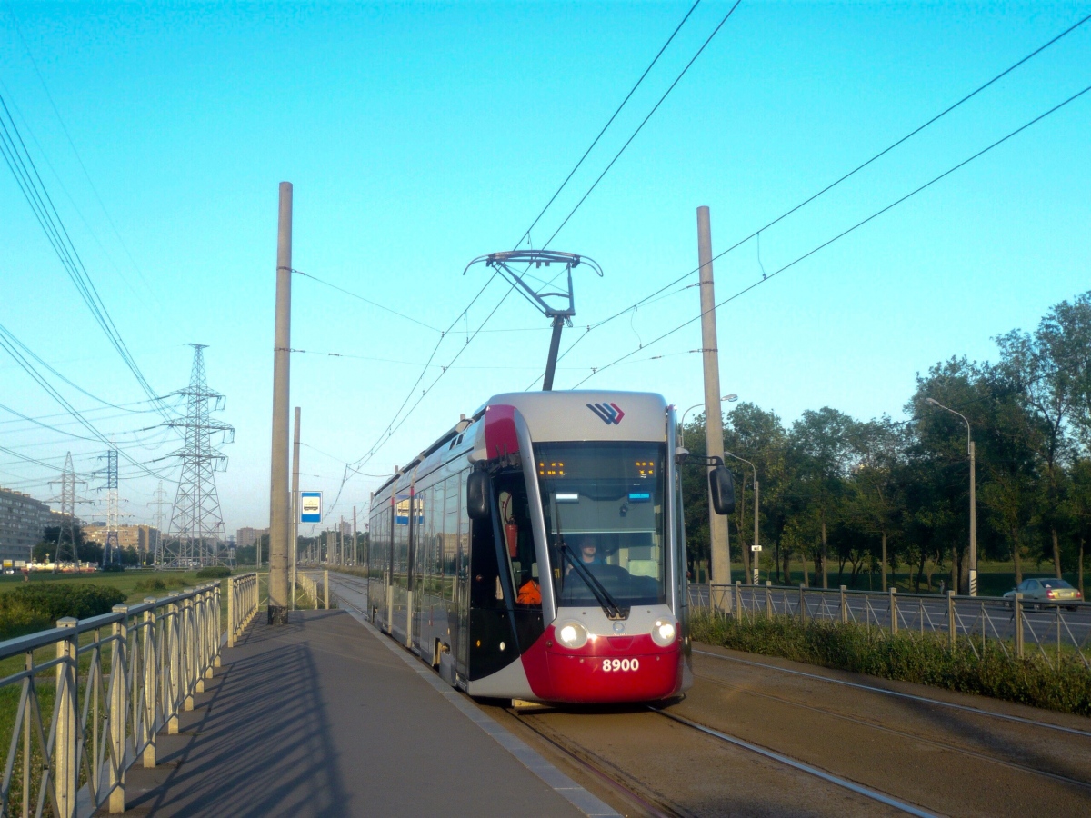 Sankt Petersburg, 71-801 (Alstom Citadis 301 CIS) Nr. 8900