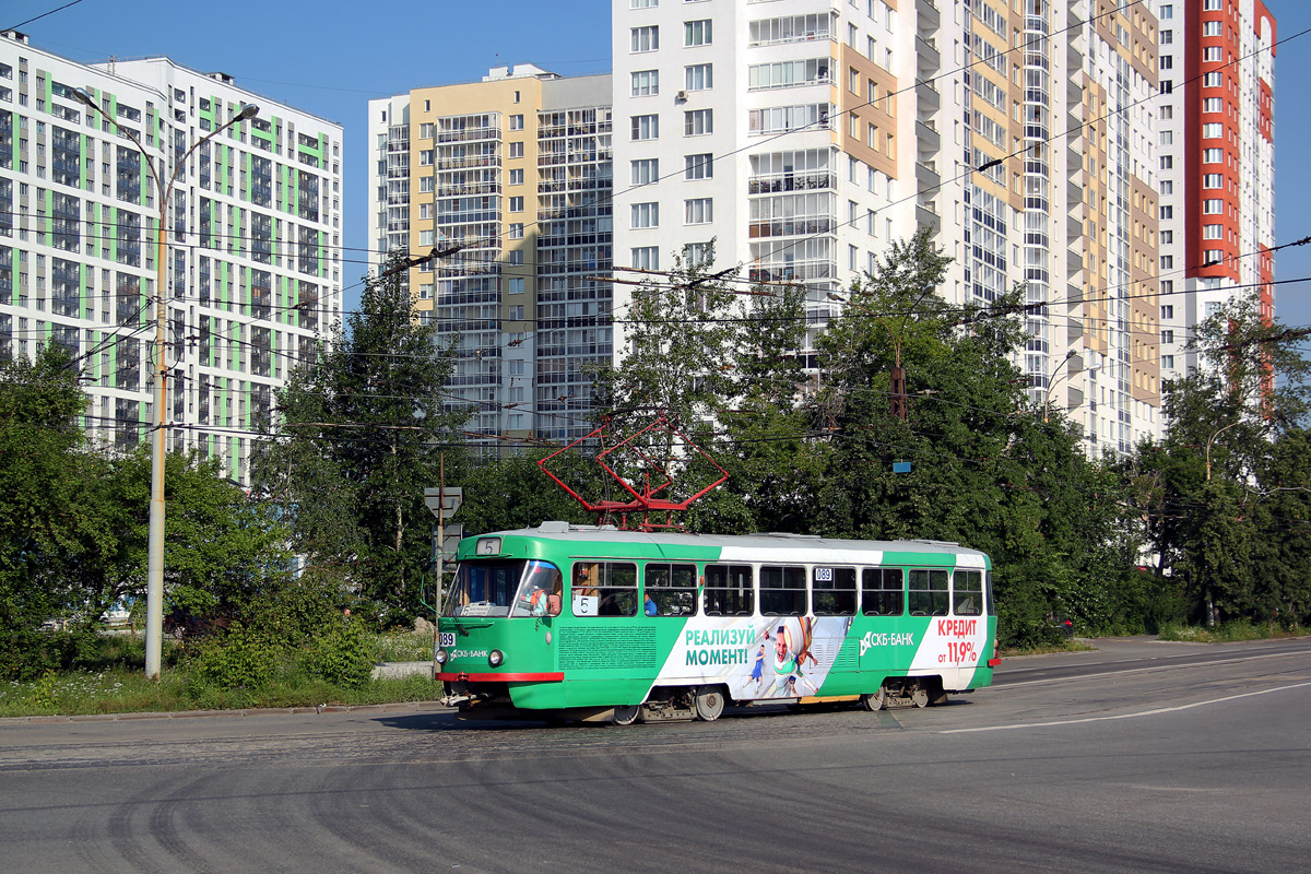 Jekaterinburg, Tatra T3SU (2-door) Nr. 089