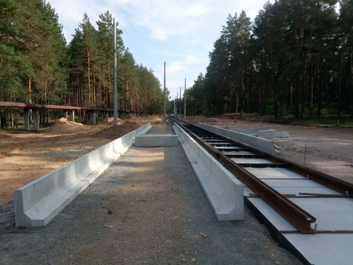 Daugavpils — Construction of the Daugavpils Hospital Line