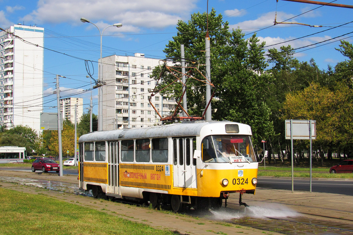 Москва, Tatra T3SU № 0324