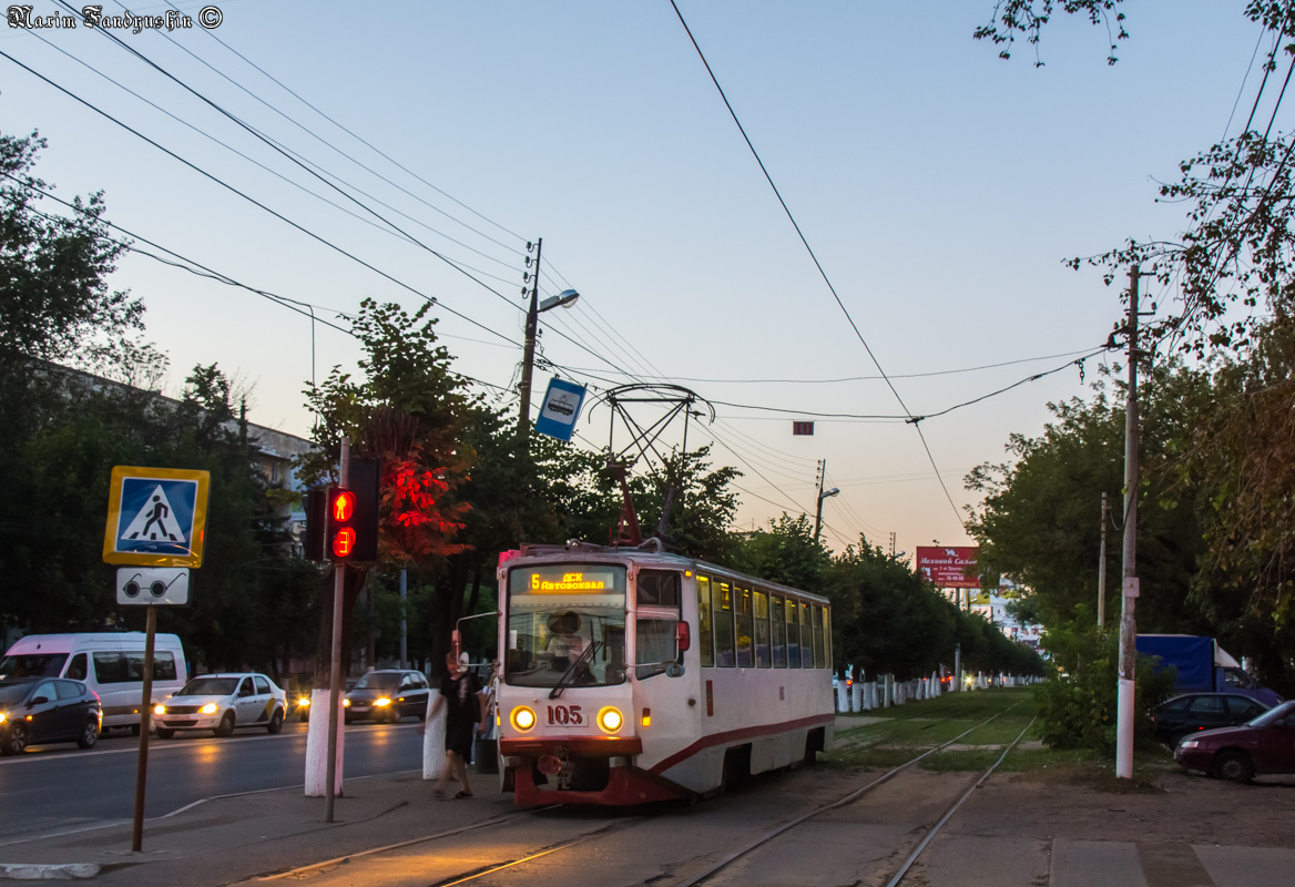 Тверь, 71-608КМ № 105; Тверь — Последние годы тверского трамвая (2017 — 2018)