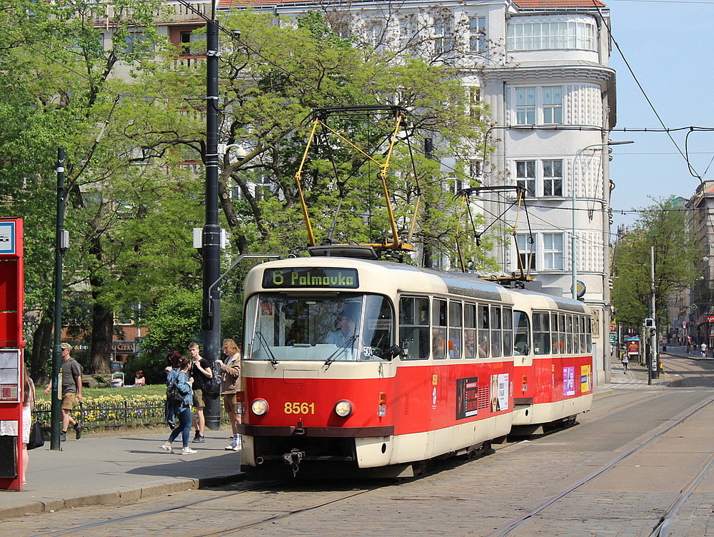 Прага, Tatra T3R.P № 8561