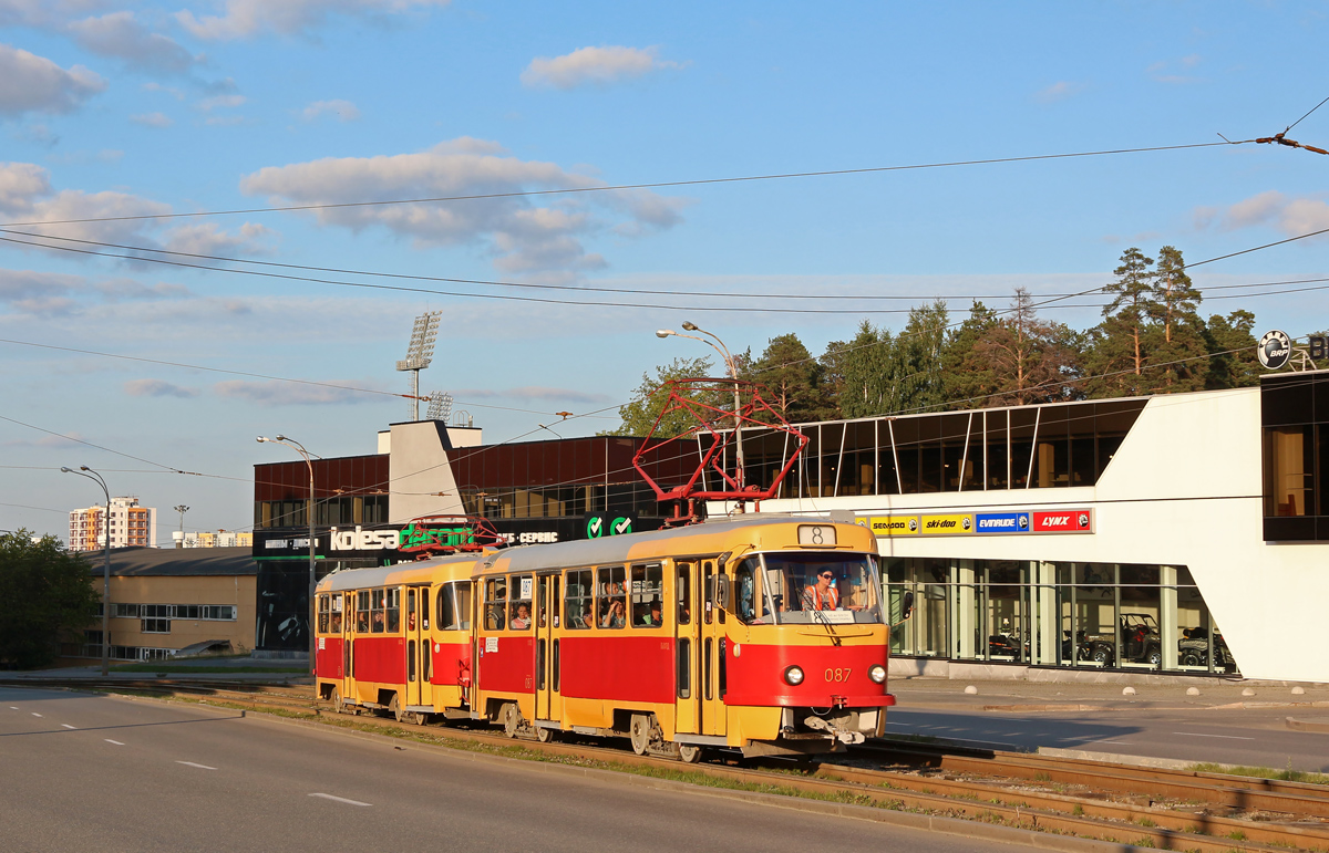Yekaterinburg, Tatra T3SU (2-door) nr. 087