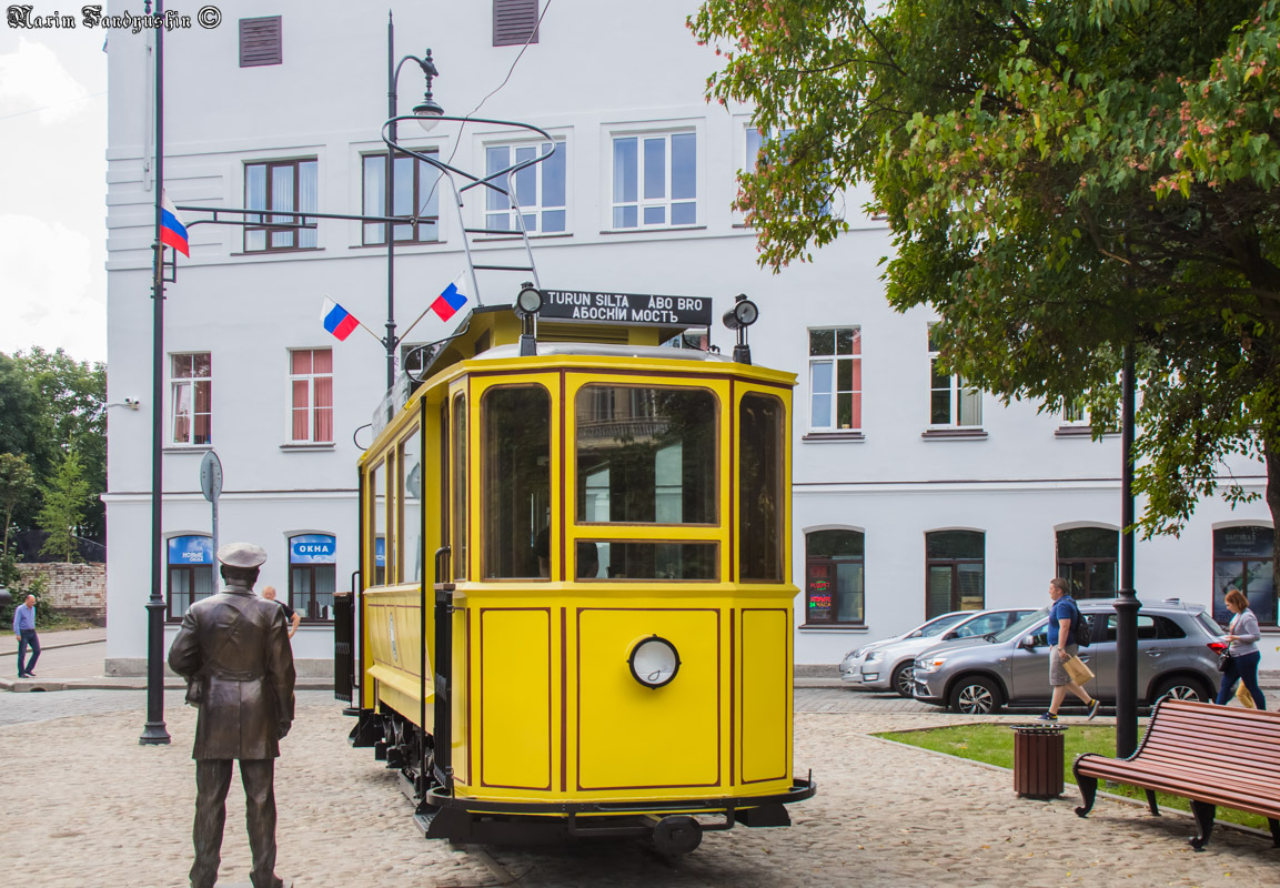 Vyborg — Tram car monument
