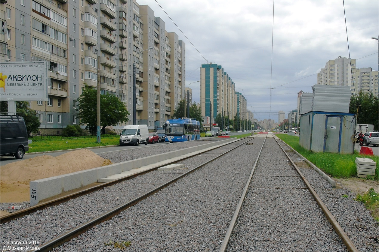 St Petersburg — Track repairs
