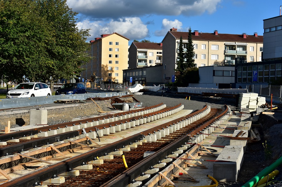 Tampere — Tramway Construction