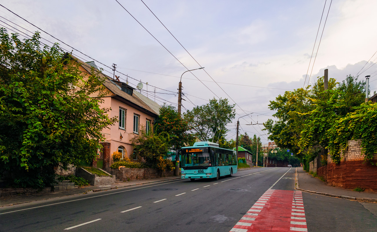 Chernihiv, Etalon T12110 “Barvinok” № 496; Chernihiv — Trolleybus lines