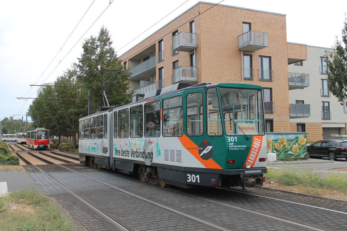 Потсдам, Tatra KT4DM № 301; Потсдам — 111 Jahre Elektrische Straßenbahn in Potsdam 02/09/2018