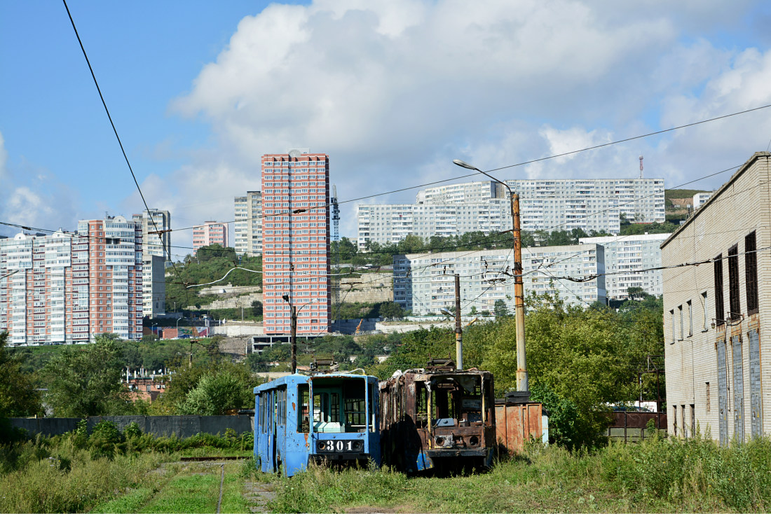 Vladivostok, 71-608K č. 301; Vladivostok — Tram graveyard