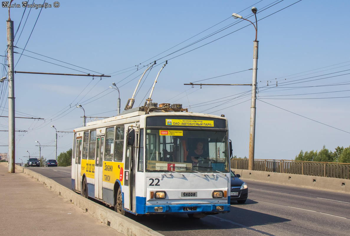 Veliký Novgorod, Škoda 14TrM (VMZ) č. 22