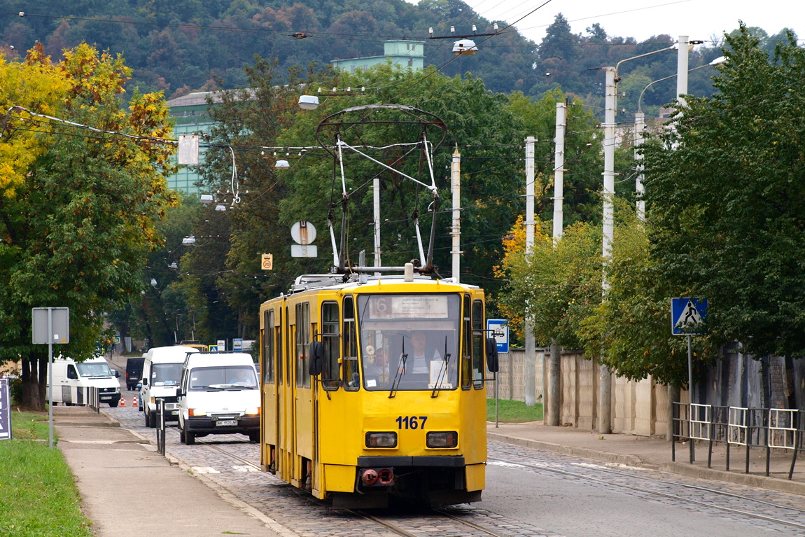 Львов, Tatra KT4D № 1167